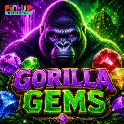Katalog o‘yini «Gorilla Gems» — kvadrat rasm